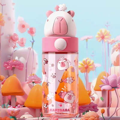 Gambar Ataru Botol Minum Tritan Head Capybara 500 ml Random