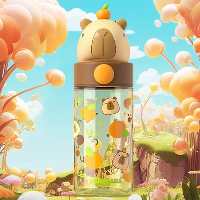 Gambar Ataru Botol Minum Tritan Head Capybara 500 ml Random