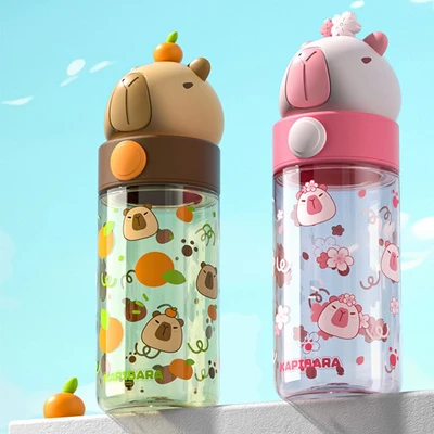 Gambar Ataru Botol Minum Tritan Head Capybara 500 ml Random