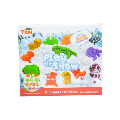 Gambar Paso Set Play Snow Dinosaurs Extinction - Putih