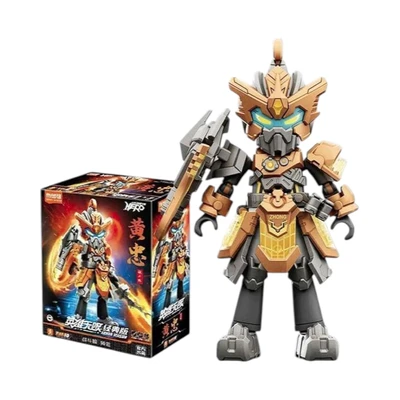 Gambar Blokees Hero Infinity Armor Version Action Figure Huangzhong Battle Suit - Oranye