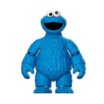 Gambar Blokees Sesame Street Precool 01 Minifigure Cookie Monster - Biru