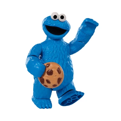 Gambar Blokees Sesame Street Precool 01 Minifigure Cookie Monster - Biru