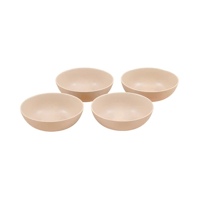 Gambar Appetite Oliver Mangkuk Saji Porcelain 15 cm Set 4 pcs - Cokelat
