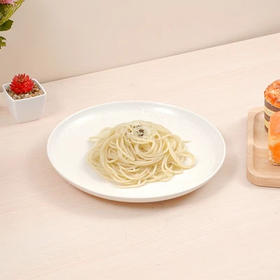 Gambar Appetite Oliver Piring Makan Porcelain 25 cm Set 4 pcs - Putih