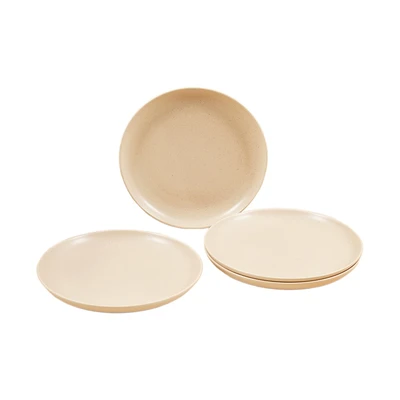 Gambar Appetite Oliver Piring Makan Porcelain 25 cm Set 4 pcs - Cokelat