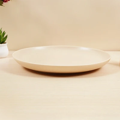 Gambar Appetite Oliver Piring Makan Porcelain 25 cm Set 4 pcs - Cokelat