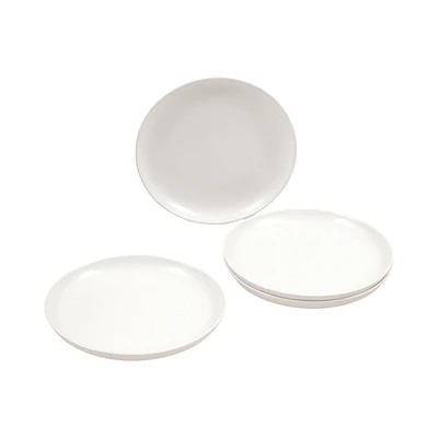 Gambar Appetite Oliver Piring Makan Porcelain 23 cm Set 4 pcs - Putih