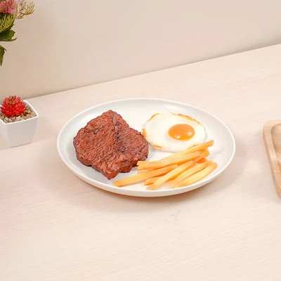 Gambar Appetite Oliver Piring Makan Porcelain 23 cm Set 4 pcs - Putih