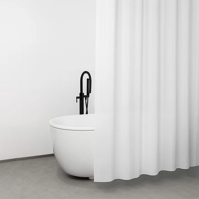 Gambar Forhom Set Tirai Kamar Mandi PEVA Transparan
