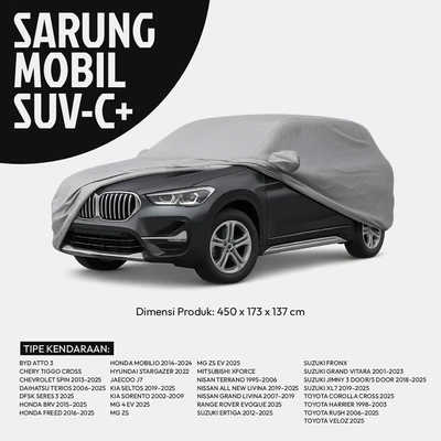 Gambar Otto Klasse Prime Cover Mobil Tipe Suv-C+ 2 Layer Peva - Hitam