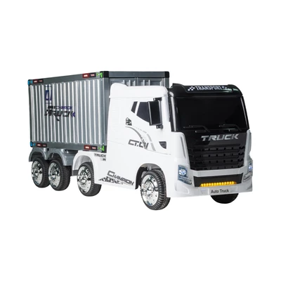 Gambar Paso Ride On Truk Dengan Box - Putih