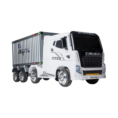 Gambar Paso Ride On Truk Dengan Box - Putih