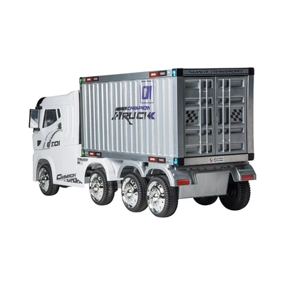 Gambar Paso Ride On Truk Dengan Box - Putih