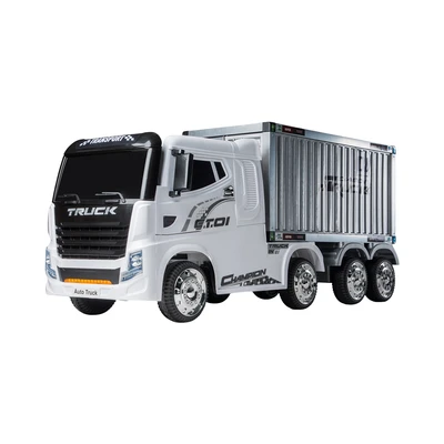 Gambar Paso Ride On Truk Dengan Box - Putih