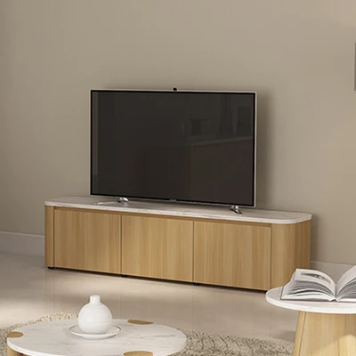 Gambar Informa Carlson Rak TV - Putih Oak