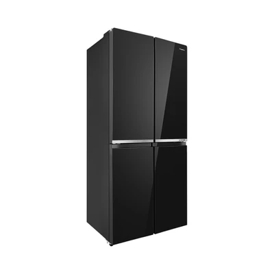 Gambar Hisense Kulkas 4 Pintu Side By Side 427 Liter RQ556N4IBU - Hitam