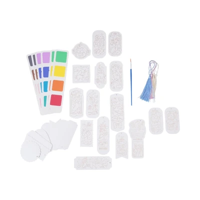 Gambar Ataru Set 24 pcs Pembatas Buku Doodle DIY V1 - Mix