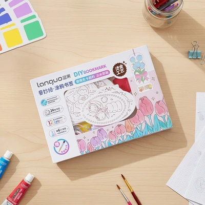 Gambar Ataru Set 24 pcs Pembatas Buku Doodle DIY V2 Random