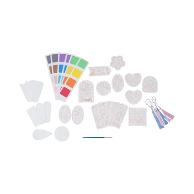 Gambar Ataru Set 24 pcs Pembatas Buku Doodle DIY V2 Random