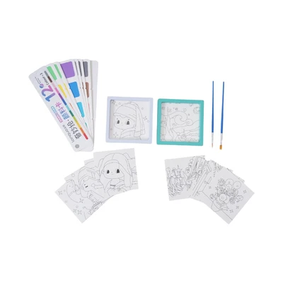 Gambar Ataru Picture Frame & DIY Painting Card Chibi Set 2 pcs - Mix