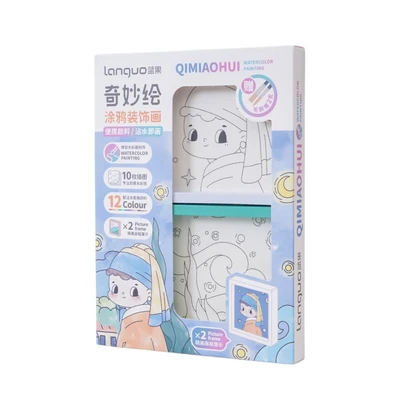 Gambar Ataru Picture Frame & DIY Painting Card Chibi Set 2 pcs - Mix