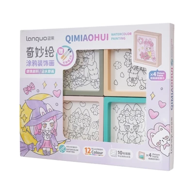 Gambar Ataru Set 4 pcs Picture Frame & DIY Painting Card Fairy Tale - Mix