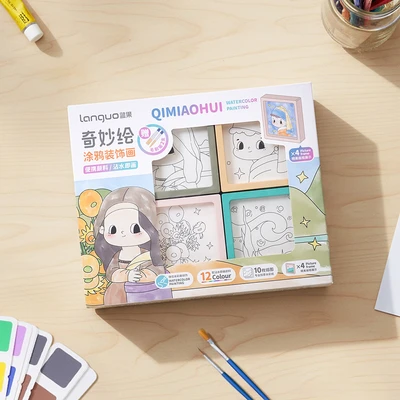 Gambar Ataru Set 4 pcs Picture Frame & DIY Painting Card Chibi - Mix