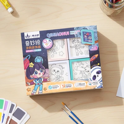 Gambar Ataru Set 4 pcs Picture Frame & DIY Painting Card Space - Mix