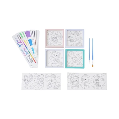 Gambar Ataru Set 4 pcs Picture Frame & DIY Painting Card Space - Mix