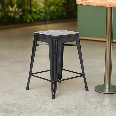 Gambar Informa London Bangku Kayu - Hitam