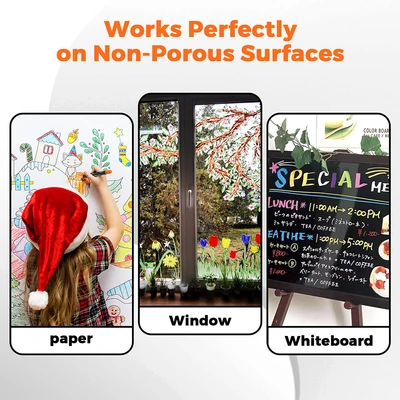 Gambar Jarmelo Set 6 Pcs Crayon Washable Silky Window - Mix