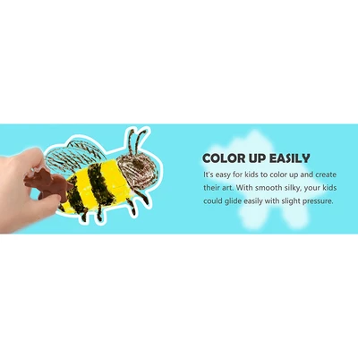 Gambar Jarmelo Set 12 Pcs Crayon Washable Colorful Fruits - Mix