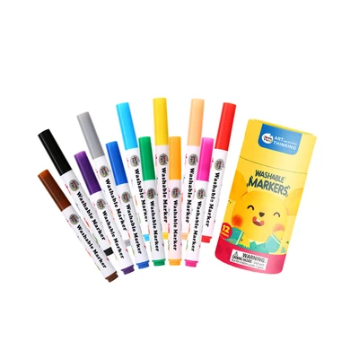 Gambar Jarmelo Set 12 Pcs Spidol Washable Baby Roo - Mix