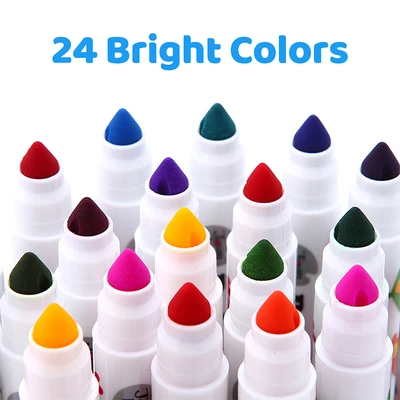 Gambar Jarmelo Set 24 Pcs Spidol Washable Baby Roo - Mix