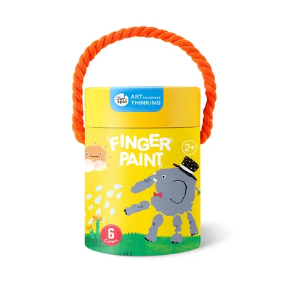 Gambar Jarmelo Set 6 Pcs Finger Paint Colors - Mix