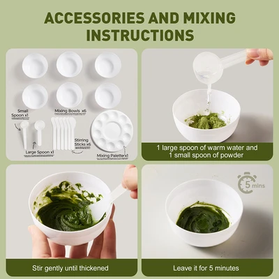 Gambar Jarmelo Set 6 Pcs Cat Vegetable Powder - Mix