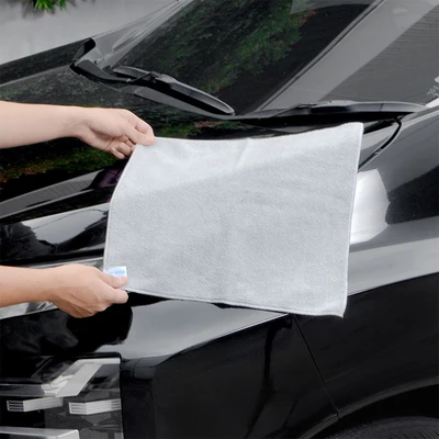Gambar Proclean 40x40 cm Kain Lap Pengering Mobil Microfiber - Abu-Abu