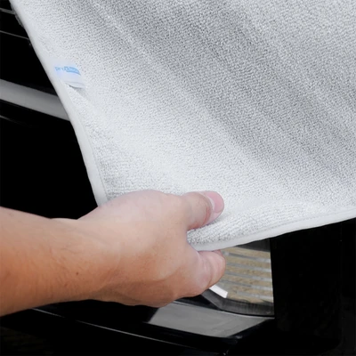 Gambar Proclean 60x120 cm Kain Lap Pengering Mobil Microfiber - Abu-Abu