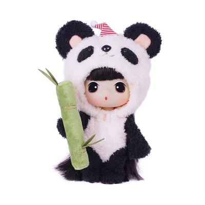 Gambar Ddung Boneka Panda Girl - Hitam/putih