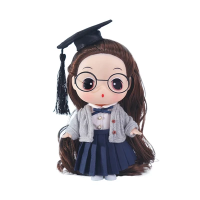 Gambar Ddung Boneka Graduate - Biru Navy