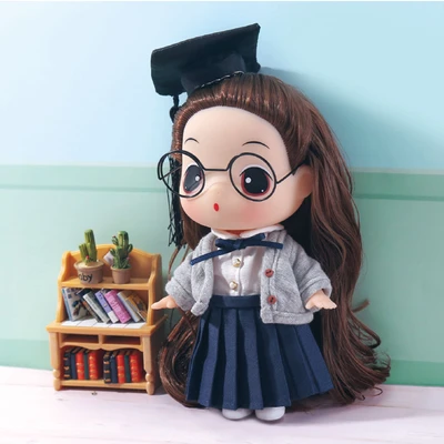 Gambar Ddung Boneka Graduate - Biru Navy