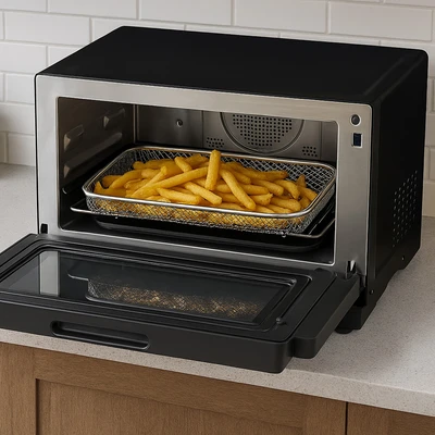 Gambar Klaz Microwave Oven Steam Fry All in One 26 Liter - Hitam