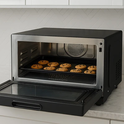 Gambar Klaz Microwave Oven Steam Fry All in One 26 Liter - Hitam