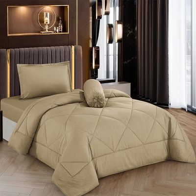 Gambar Cotton Couture 120x200 cm Seprai Single Bamboo - Cokelat