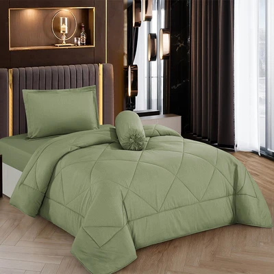 Gambar Cotton Couture 120x200 cm Seprai Single Bamboo - Hijau