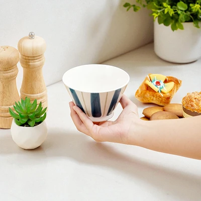 Gambar Appetite Hoshi Mangkuk Saji Keramik Set 4 pcs - Putih