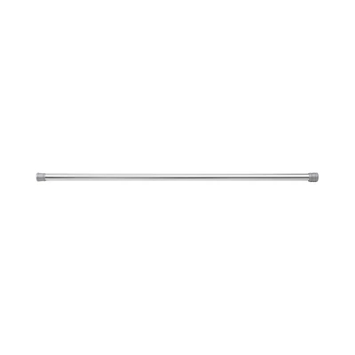 Gambar Forhom 100-185 cm Tiang Rel Tirai Kamar Mandi - Silver Nickel