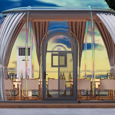 Gambar Informa Custome Furniture Sky Dome Capsule 4x5.9 Meter Transparan