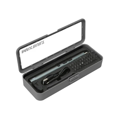 Gambar Maxbuilt Set Obeng Presisi Cordless 3.7V - Abu-Abu
